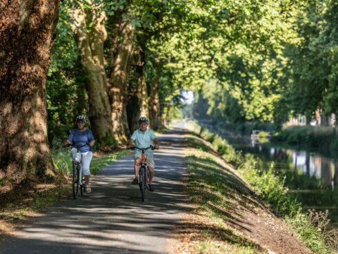 Randonnée facile le long du canal de Lalinde