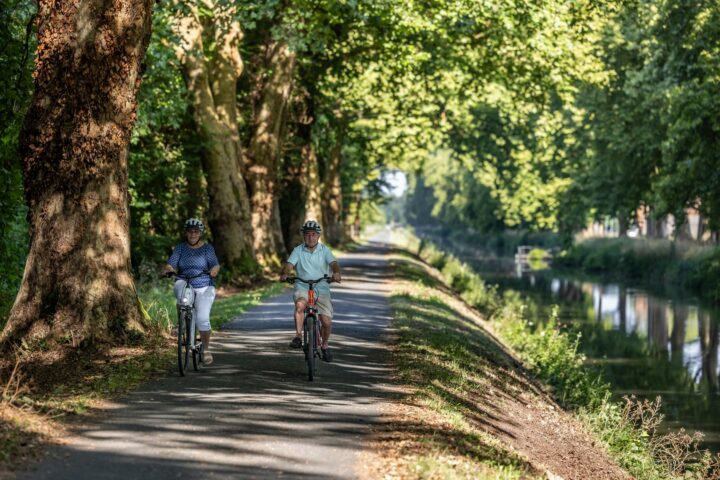 Randonnée facile le long du canal de Lalinde